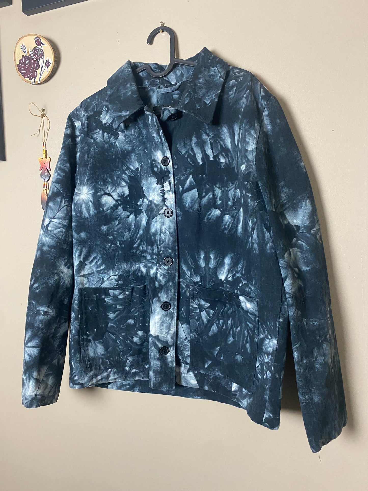 Upcycled Men’s Tie-dye Jacket - Medium