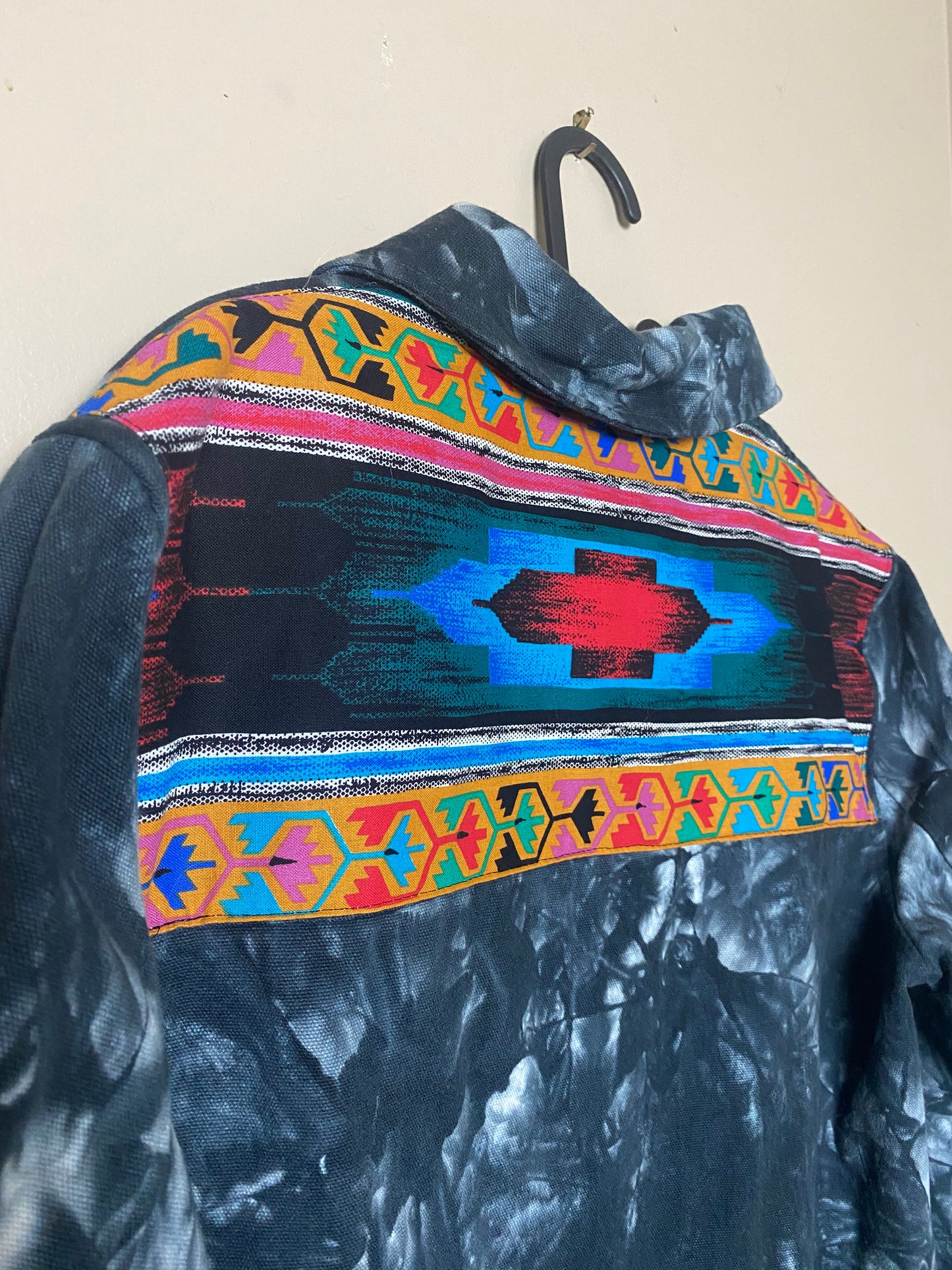 Upcycled Men’s Tie-dye Jacket - Medium