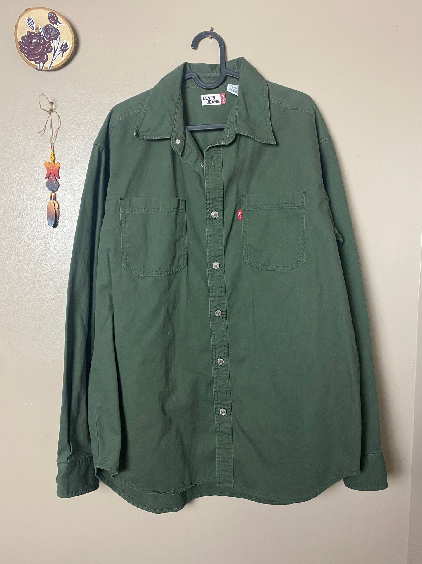 Upcycled Men’s Levi’s Shirt - Medium