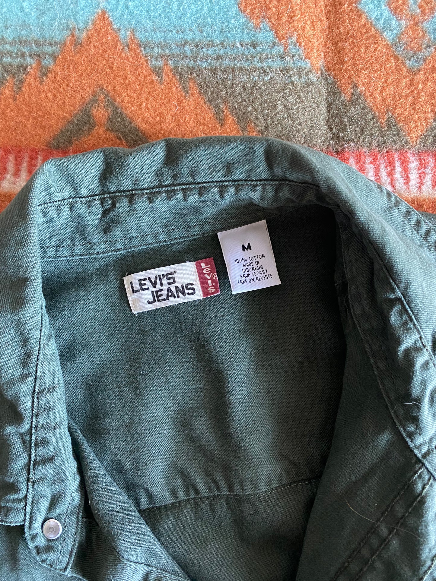 Upcycled Men’s Levi’s Shirt - Medium