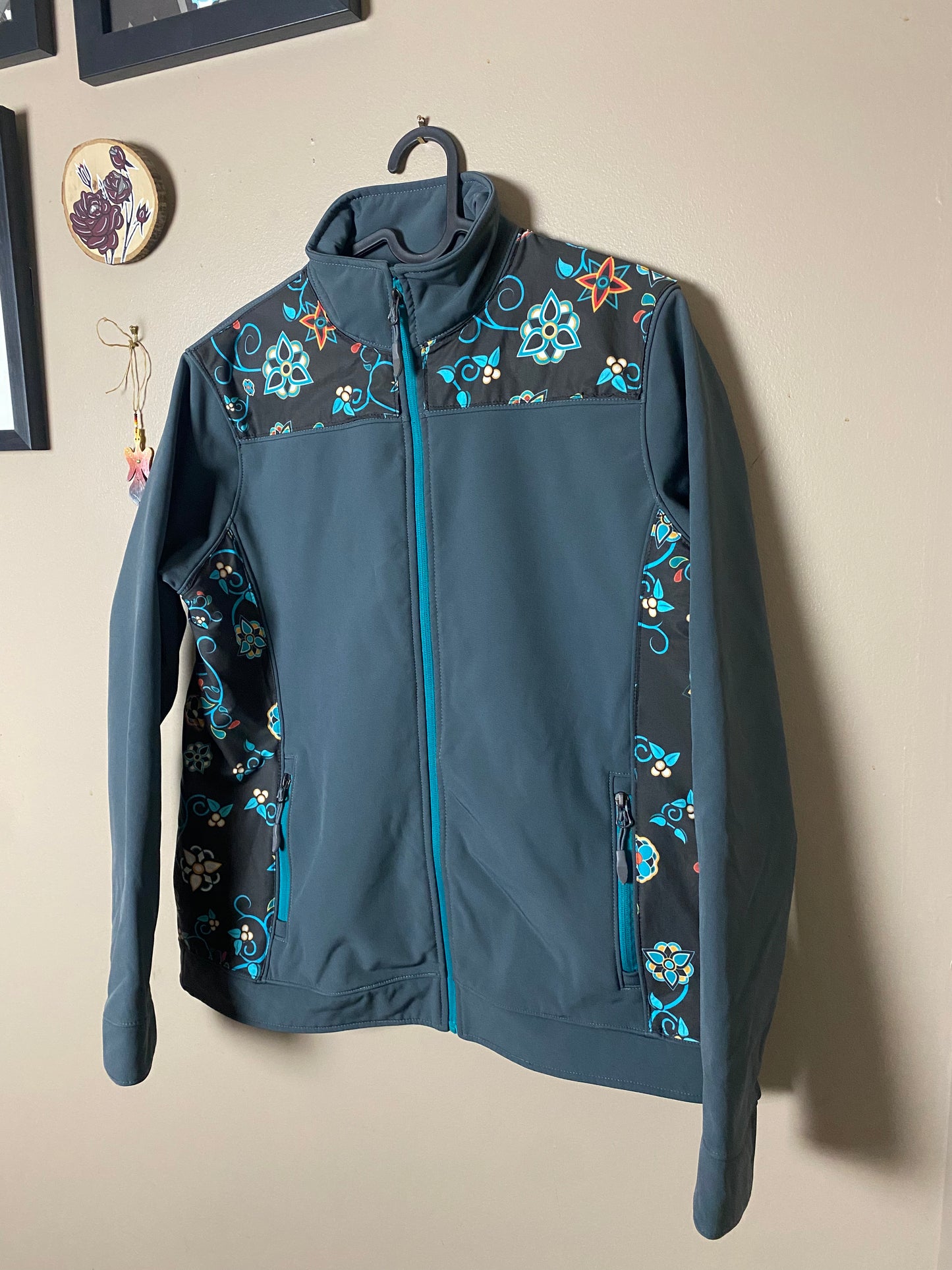 Upcycled Woman's Floral Jacket